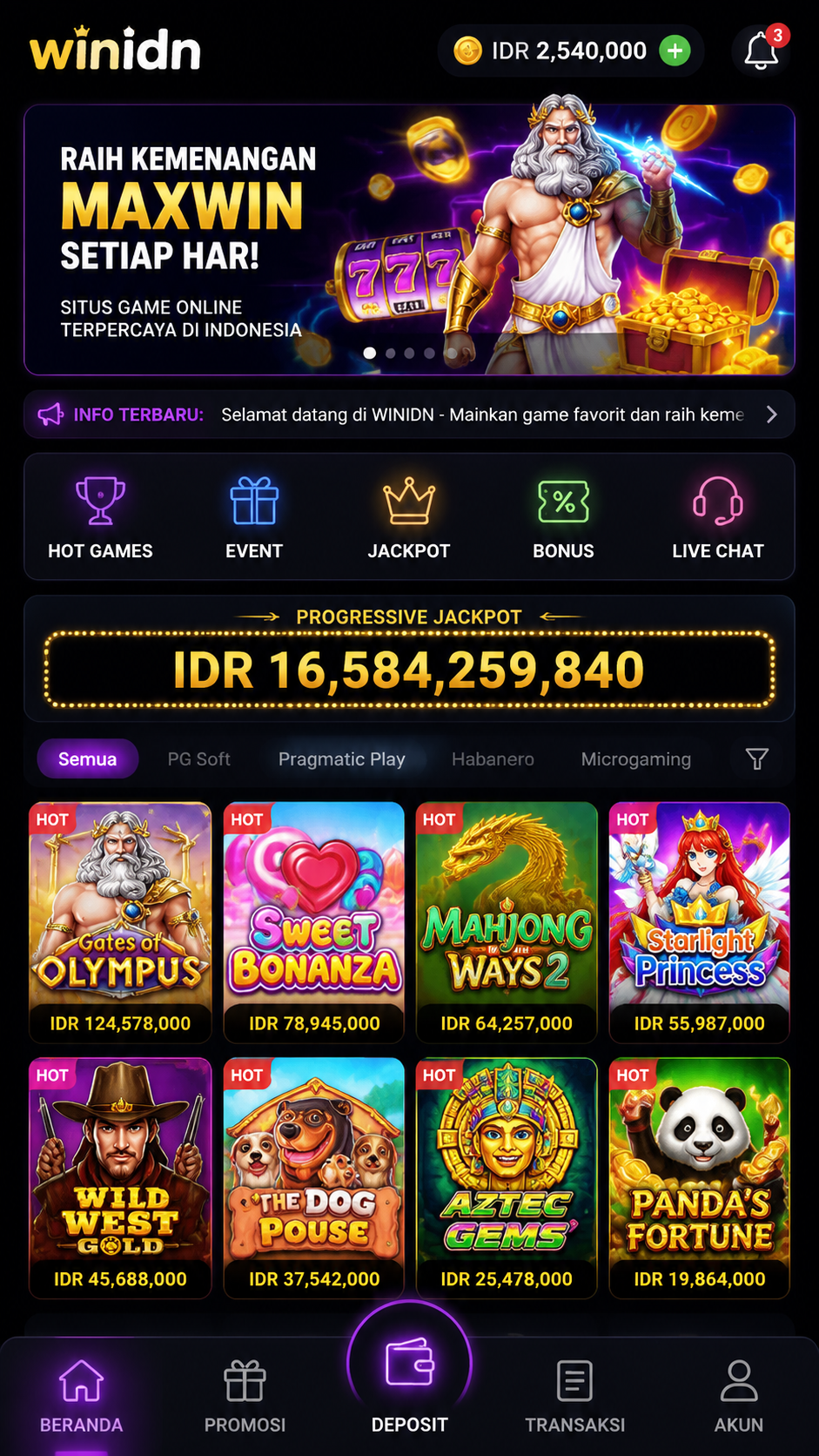 Screenshot 1 winidn